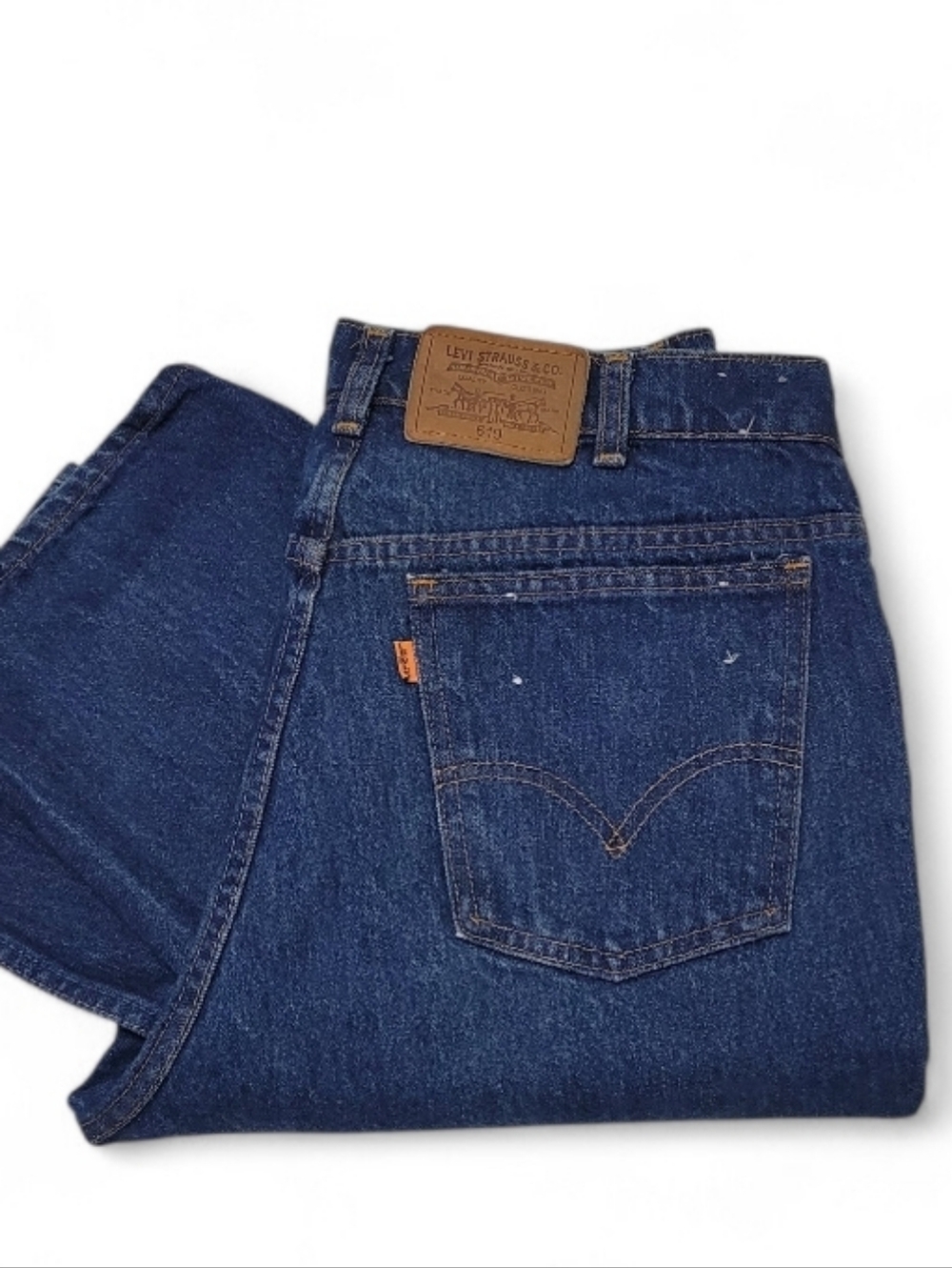 RARE Vtg Levi's 619 Orange Tab Jeans